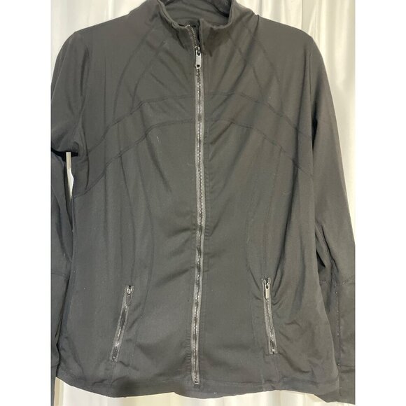 Lululemon Black Full-Zip Jacket With Zip Pockets Womens Size S Athletic - Picture 2 of 4